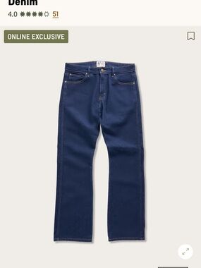 Tecovas Dark Indigo Bootcut Jeans